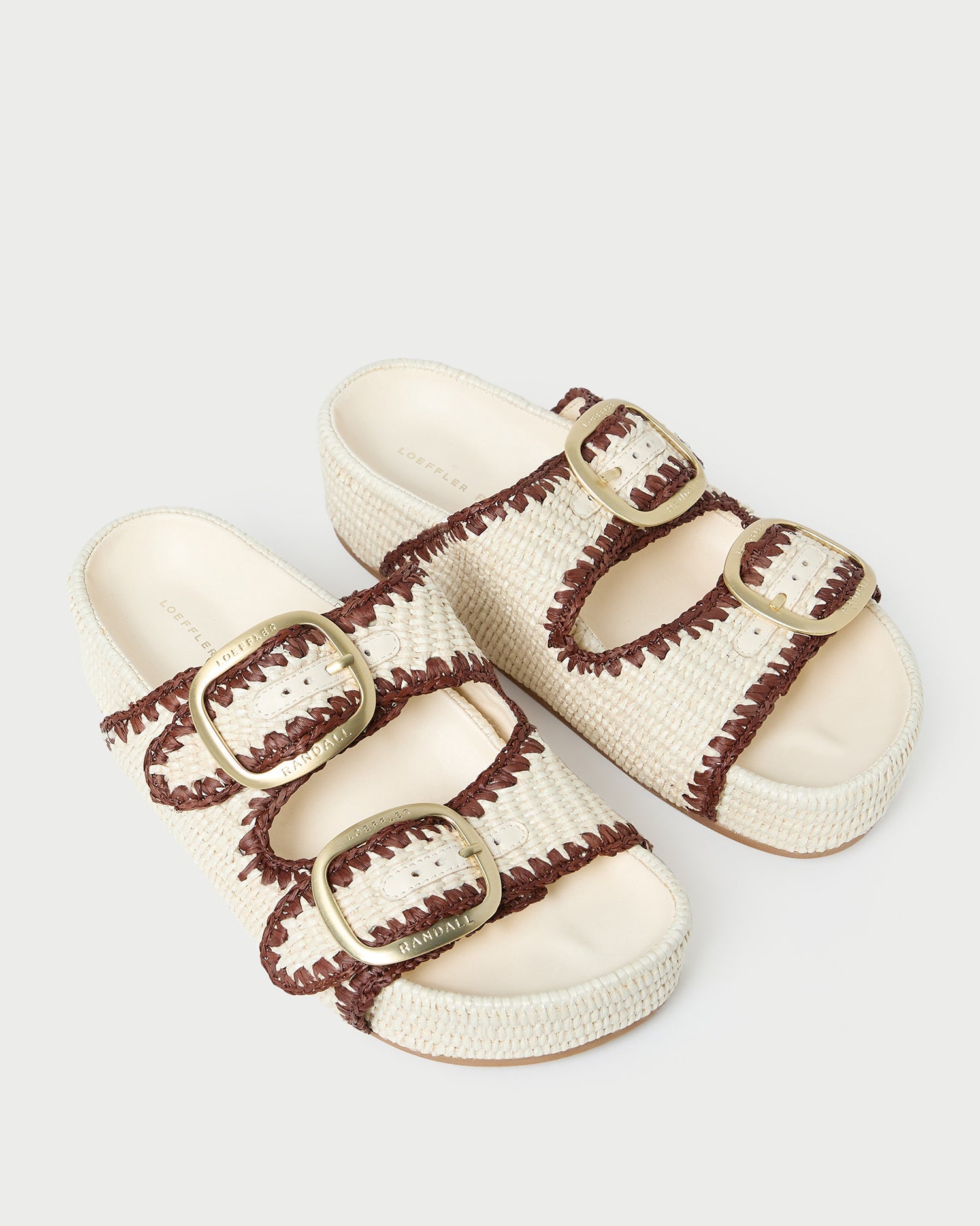 Theo Cream Two-Band Sandal | Loeffler Randall Women