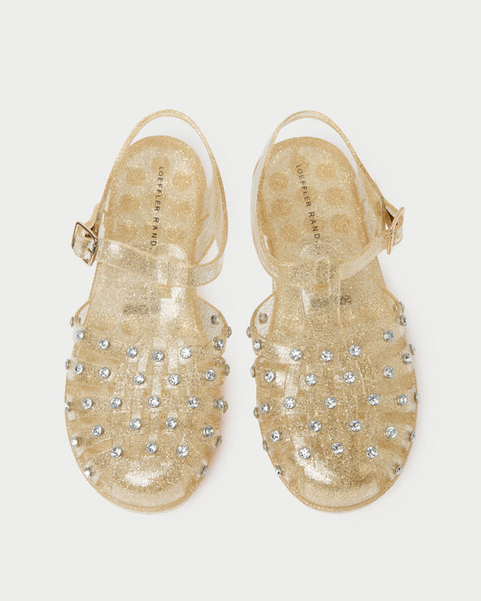 Rhys Champagne Glitter Jelly Sandal | Loeffler Randall Women