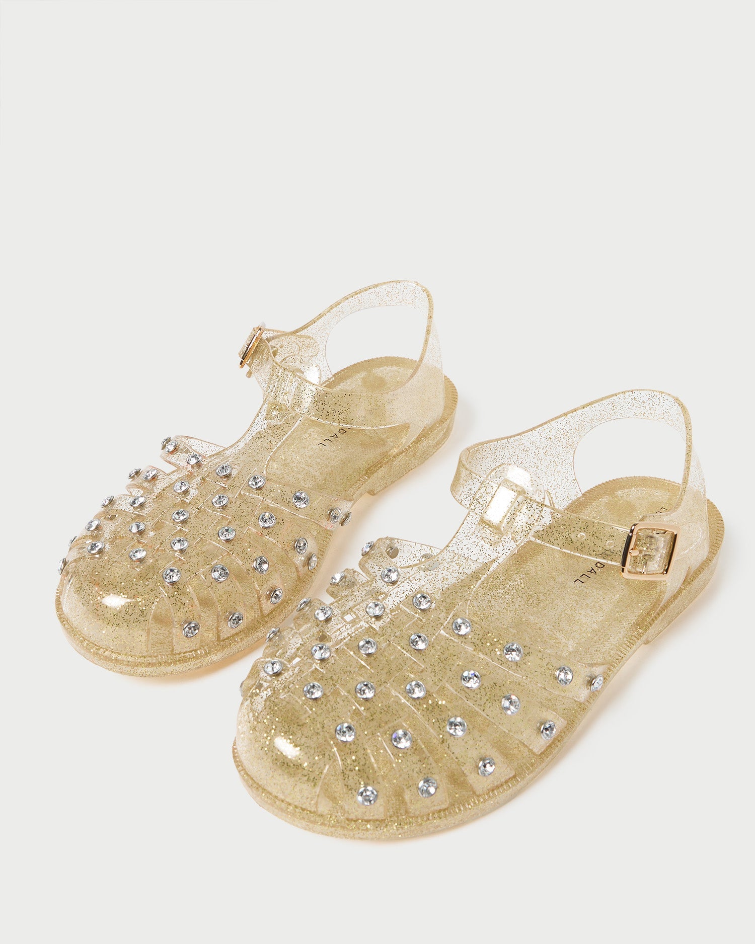 Rhys Champagne Glitter Jelly Sandal | Loeffler Randall Women