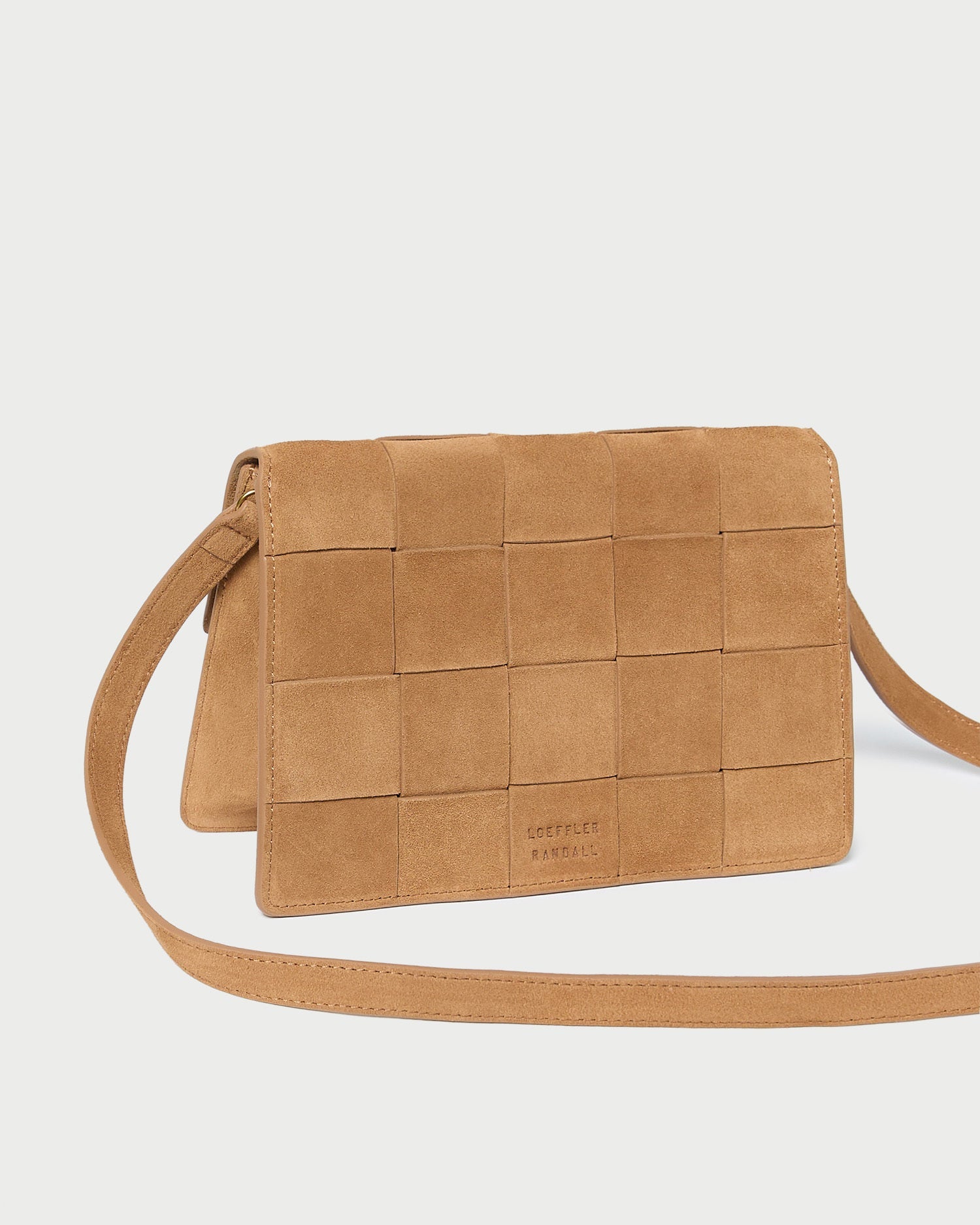 Delphine Toffee Suede Shoulder Bag | Loeffler Randall Women
