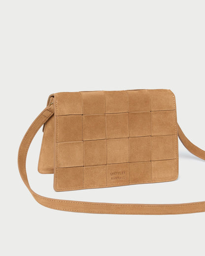 Delphine Toffee Suede Shoulder Bag | Loeffler Randall Women