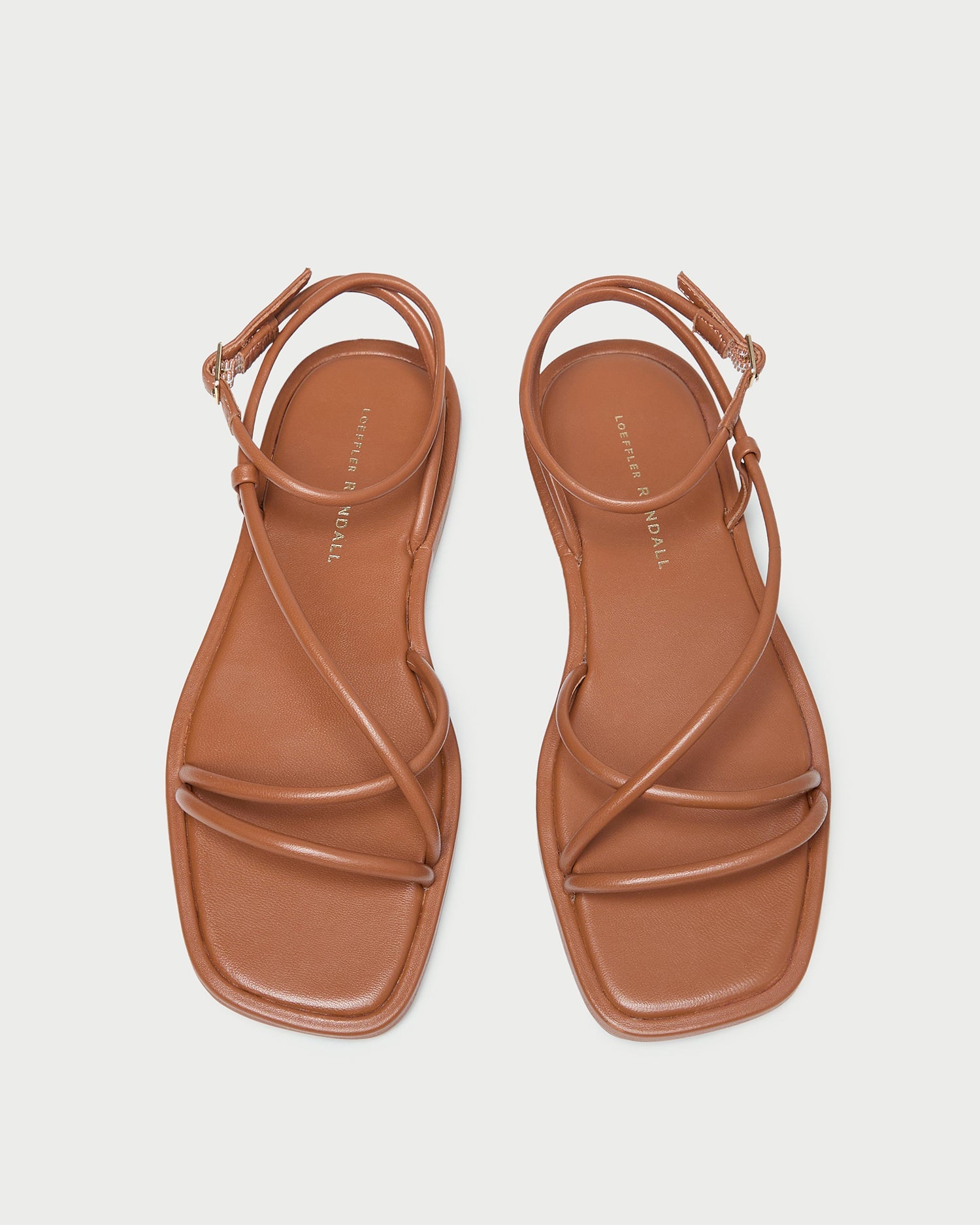 Noor Timber Leather Flat Sandal | Loeffler Randall Women