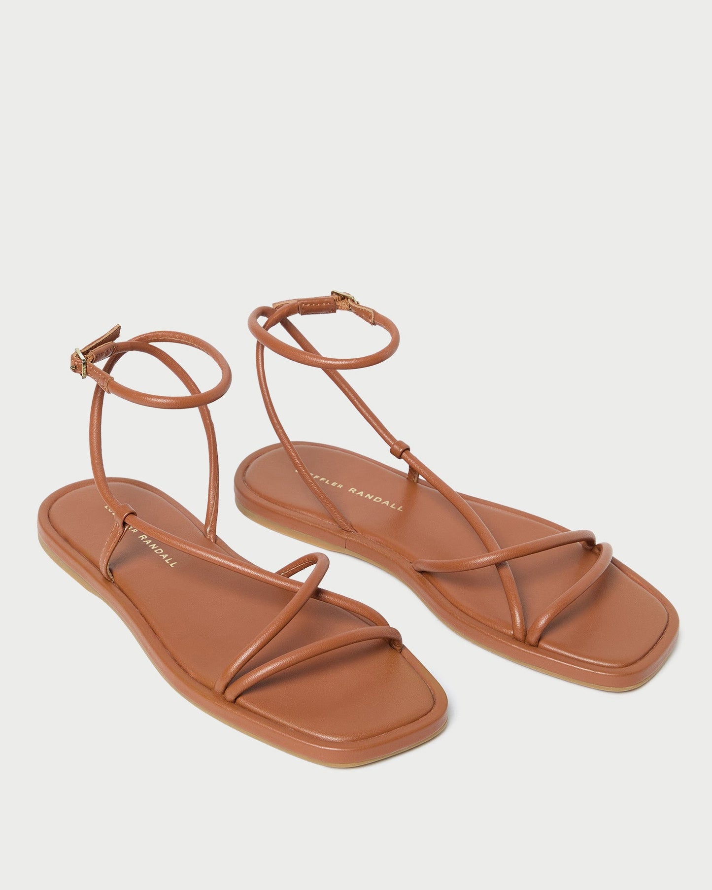 Noor Timber Leather Flat Sandal | Loeffler Randall Women