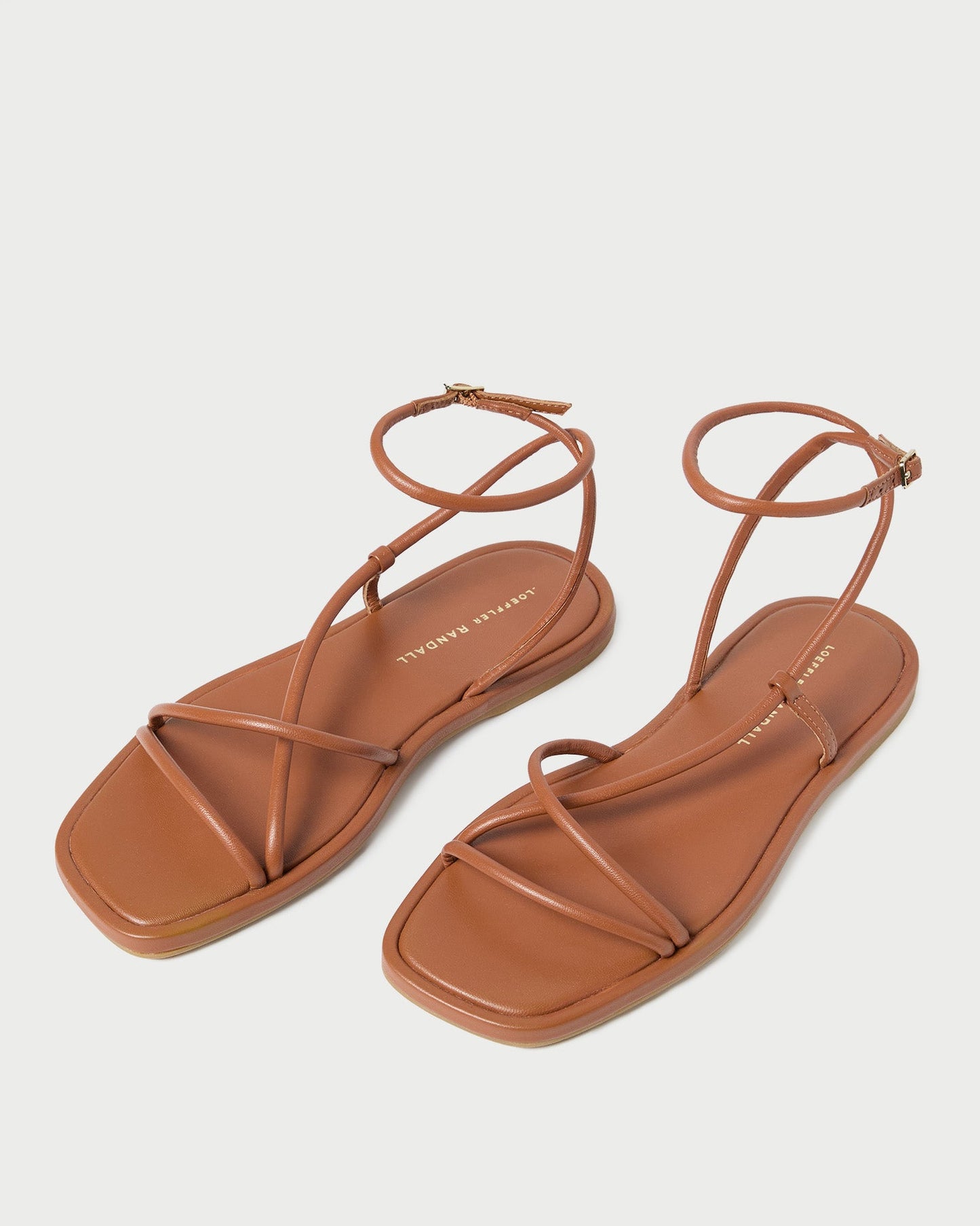 Noor Timber Leather Flat Sandal | Loeffler Randall Women