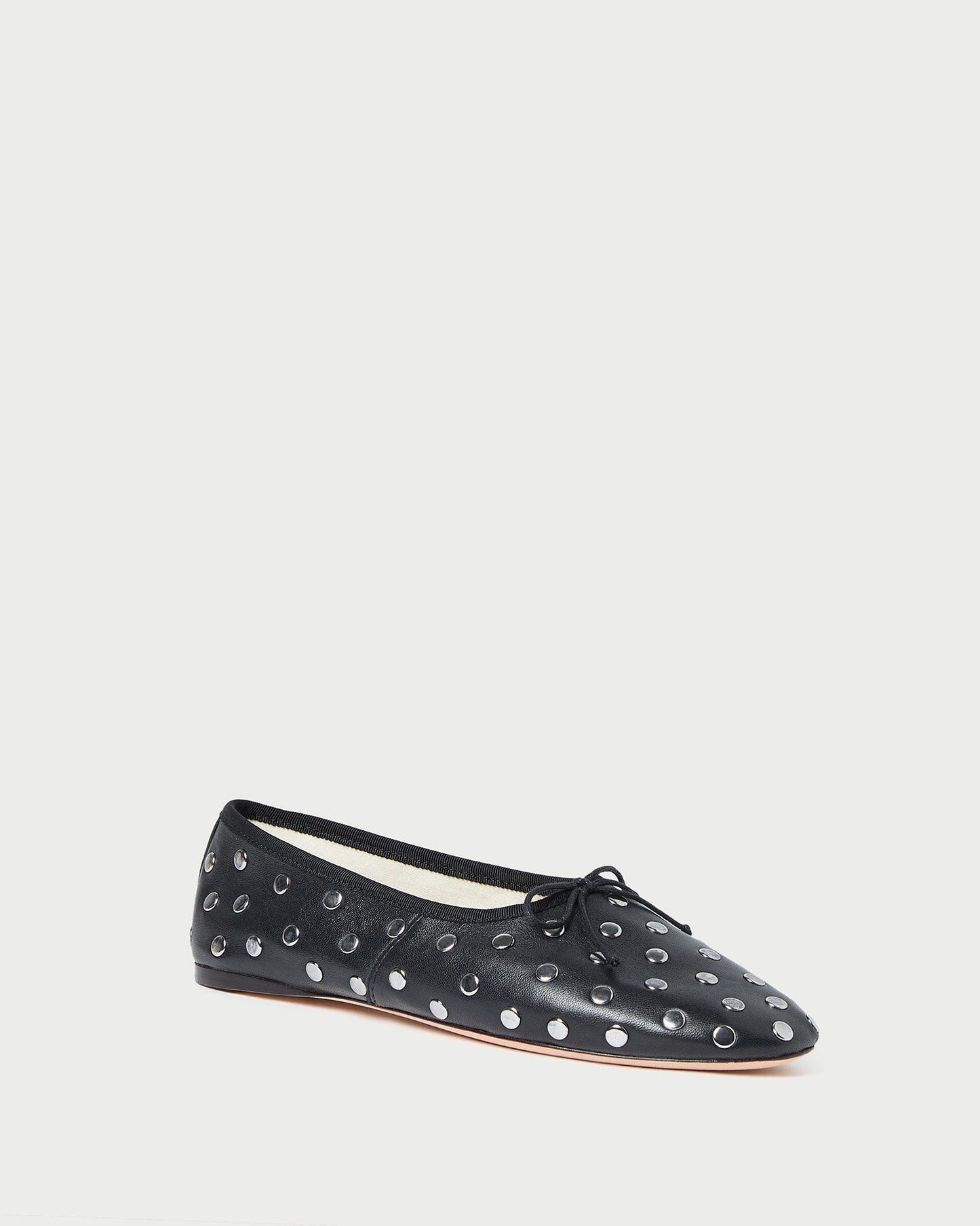 Landon Black/Silver Ballet Flat | Loeffler Randall Women