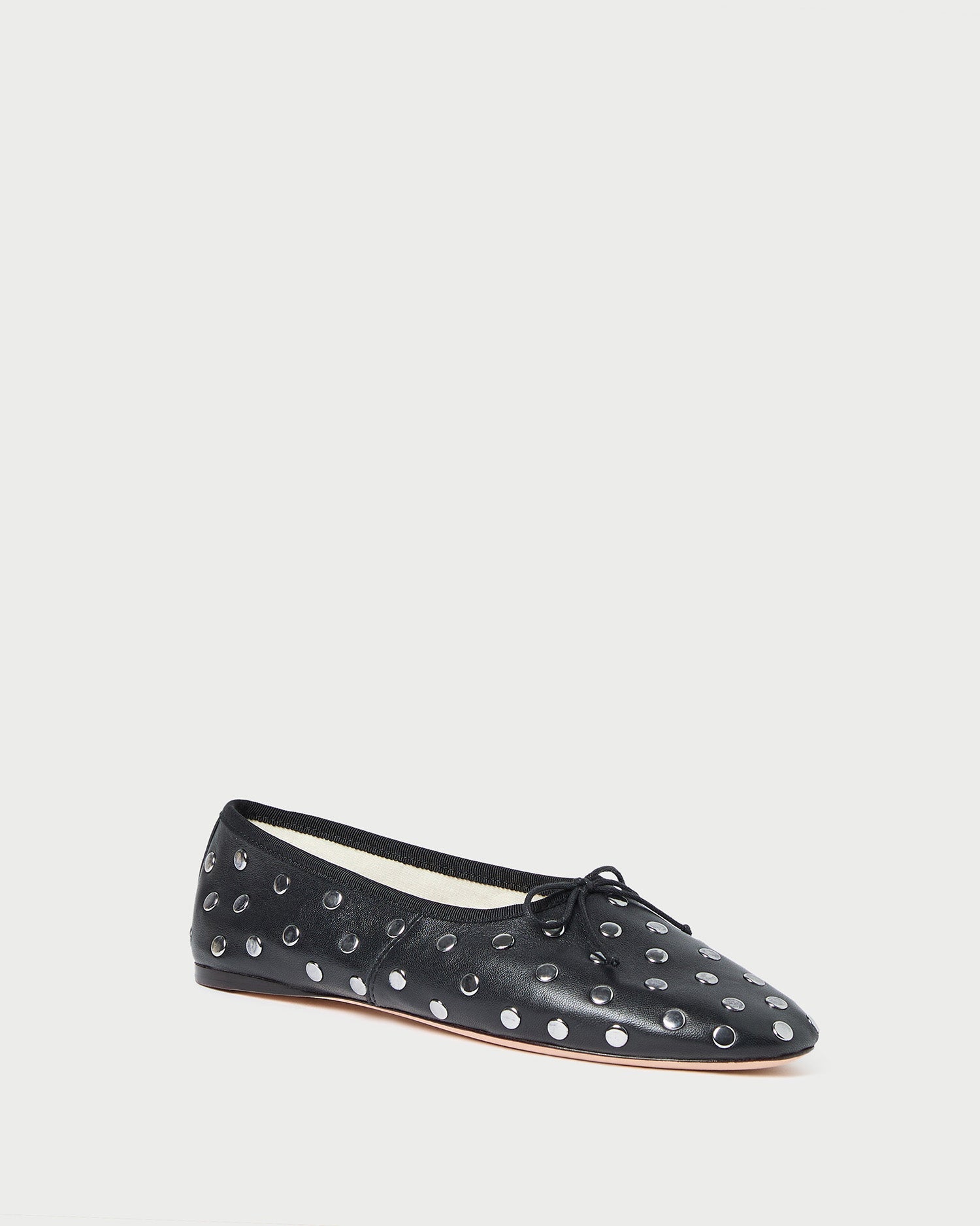 Landon Black/Silver Ballet Flat | Loeffler Randall Women