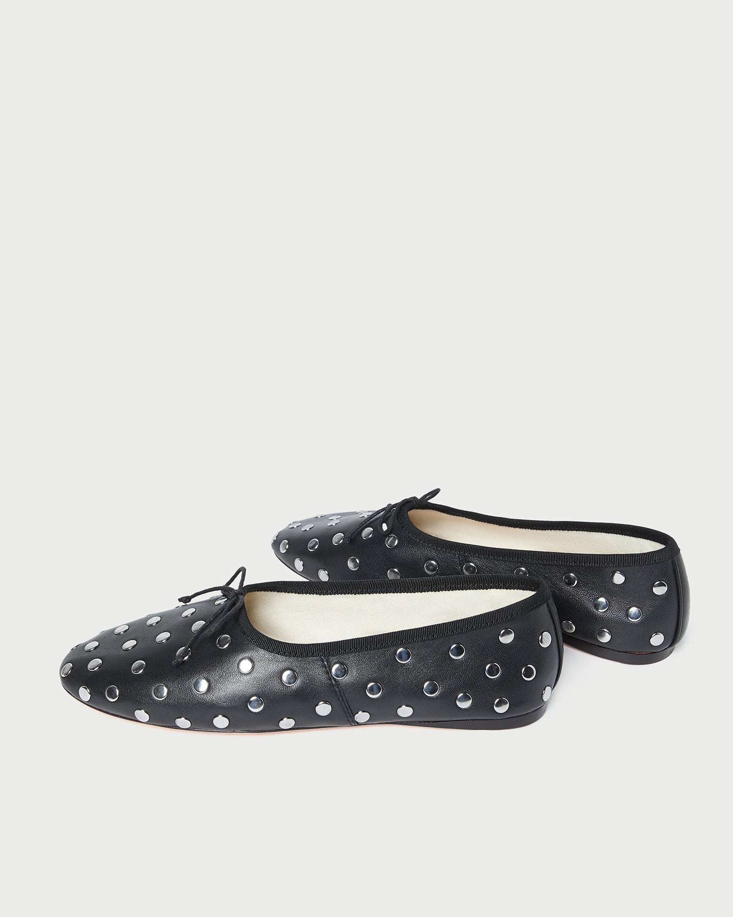 Landon Black/Silver Ballet Flat | Loeffler Randall Women