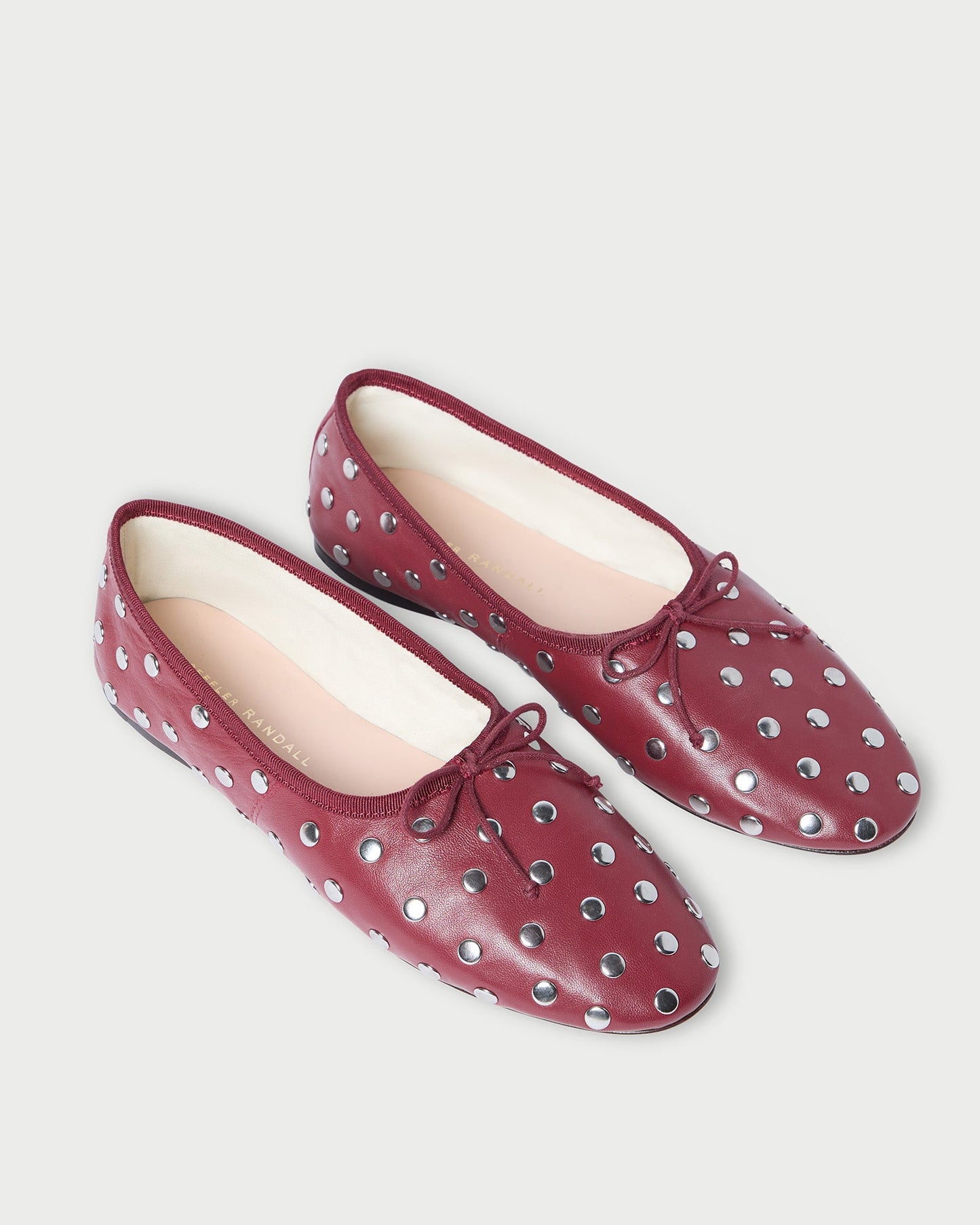 Landon Wine/Silver Ballet Flat | Loeffler Randall Women