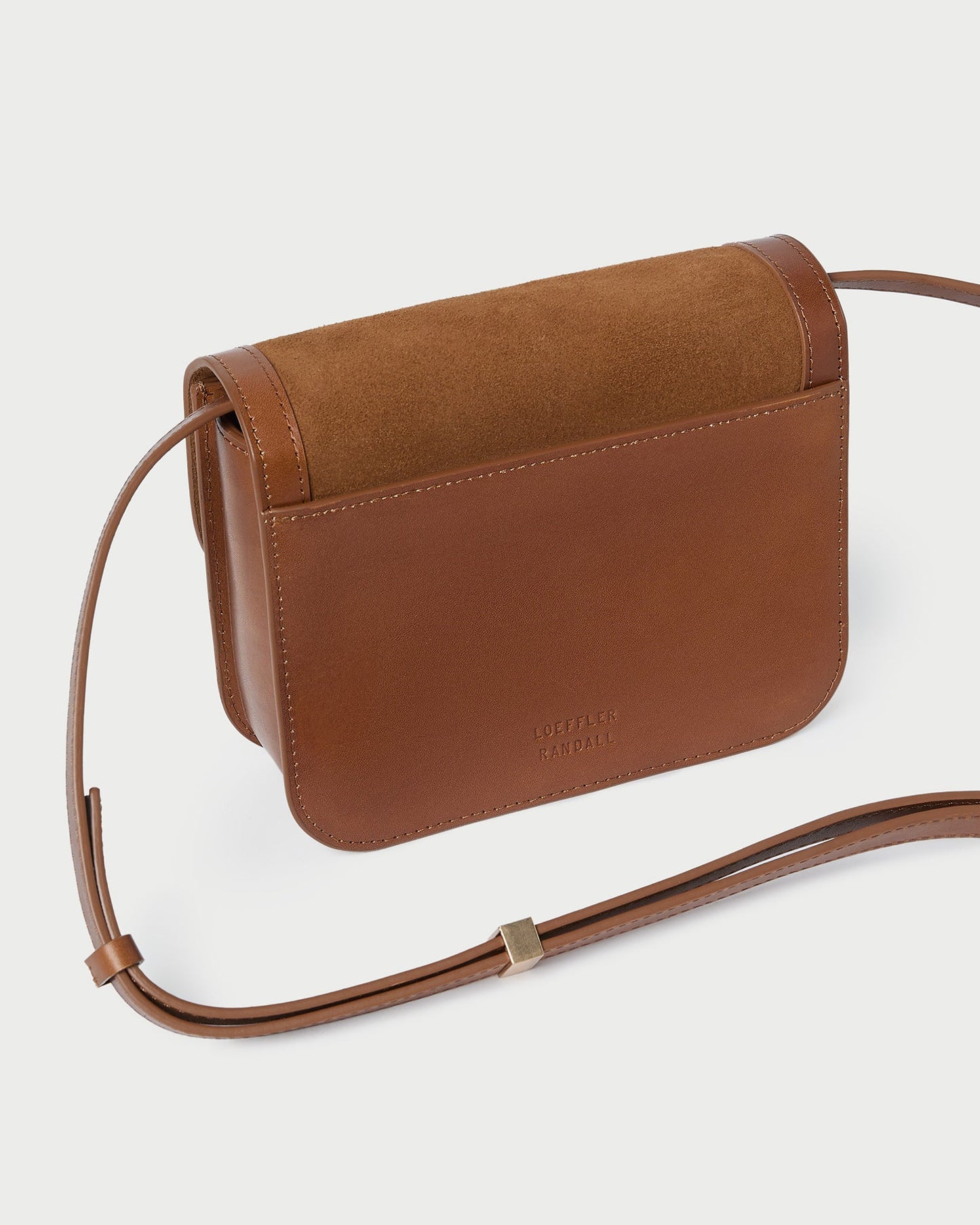 Desi Cacao Suede/Leather Crossbody | Loeffler Randall Women