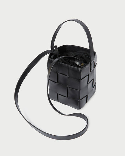 Laith Black Leather Bucket Bag | Loeffler Randall Women