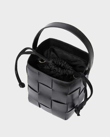 Laith Black Leather Bucket Bag | Loeffler Randall Women