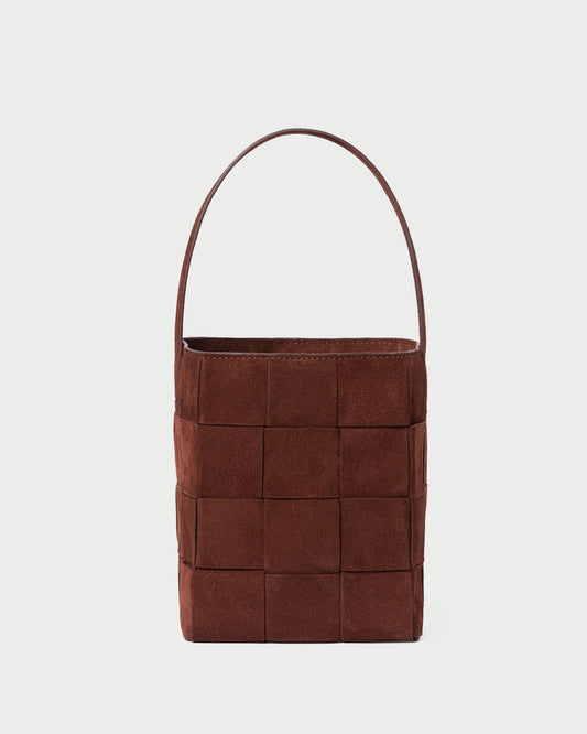Laith Espresso Suede Bucket Bag | Loeffler Randall Women