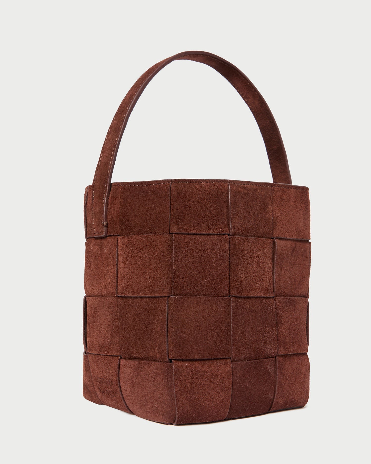 Laith Espresso Suede Bucket Bag | Loeffler Randall Women