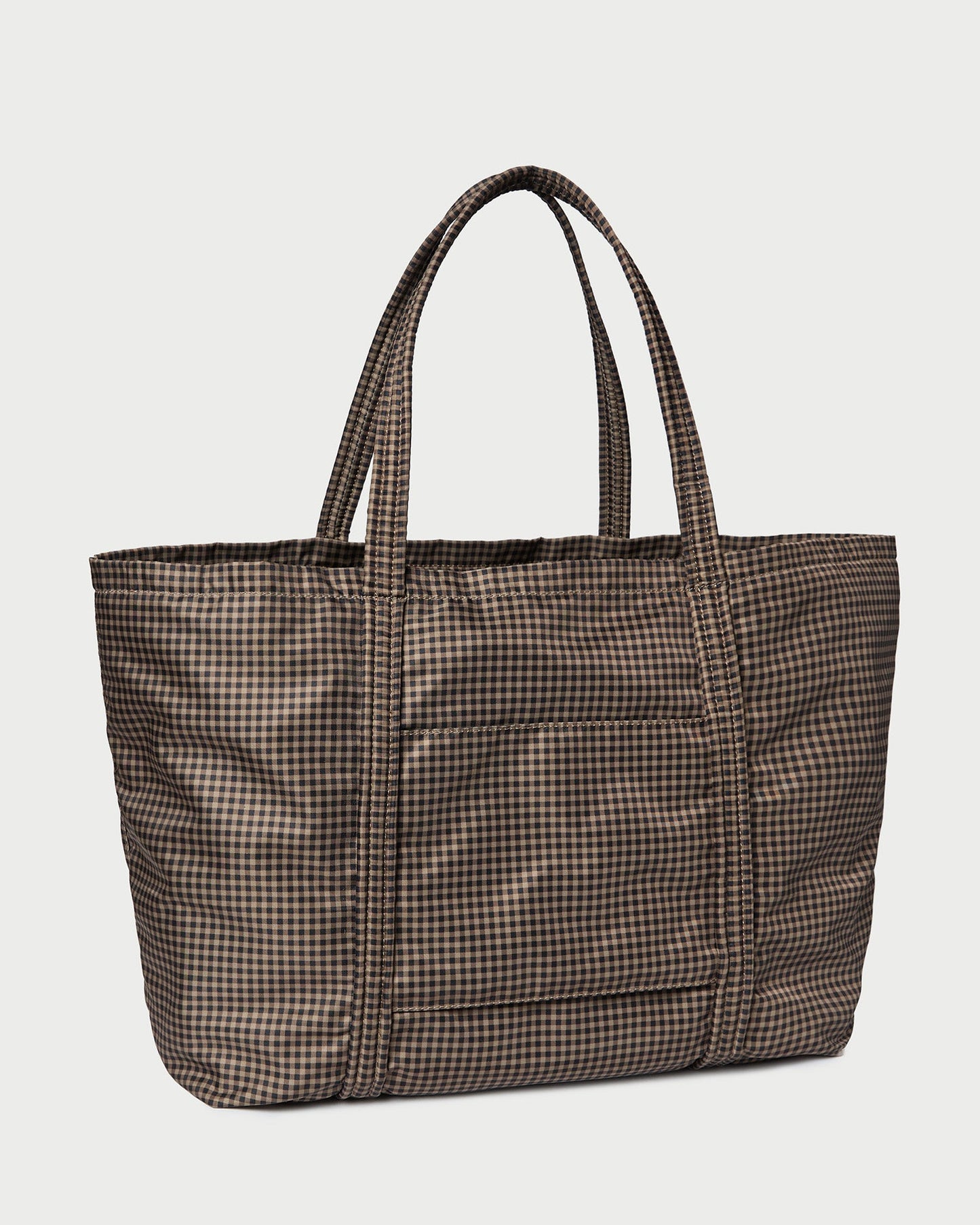 Dina Brown/Black Check Travel Tote | Loeffler Randall Women