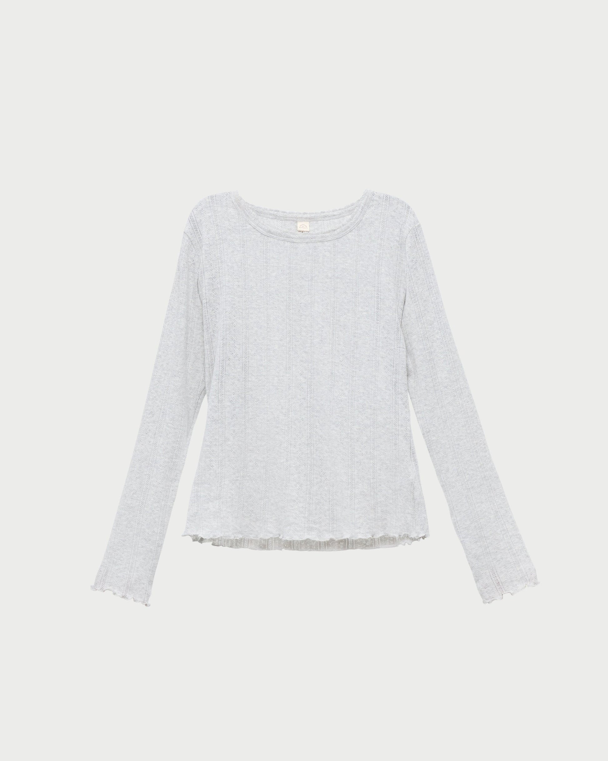 Lolo Pointelle Long-Sleeve Tee | Loeffler Randall Women