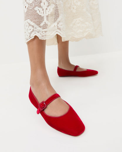 Ginger Red Velvet Mary Jane | Loeffler Randall Women