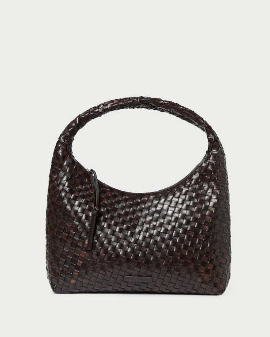 Willow Chocolate Woven Hobo Bag | Loeffler Randall Women