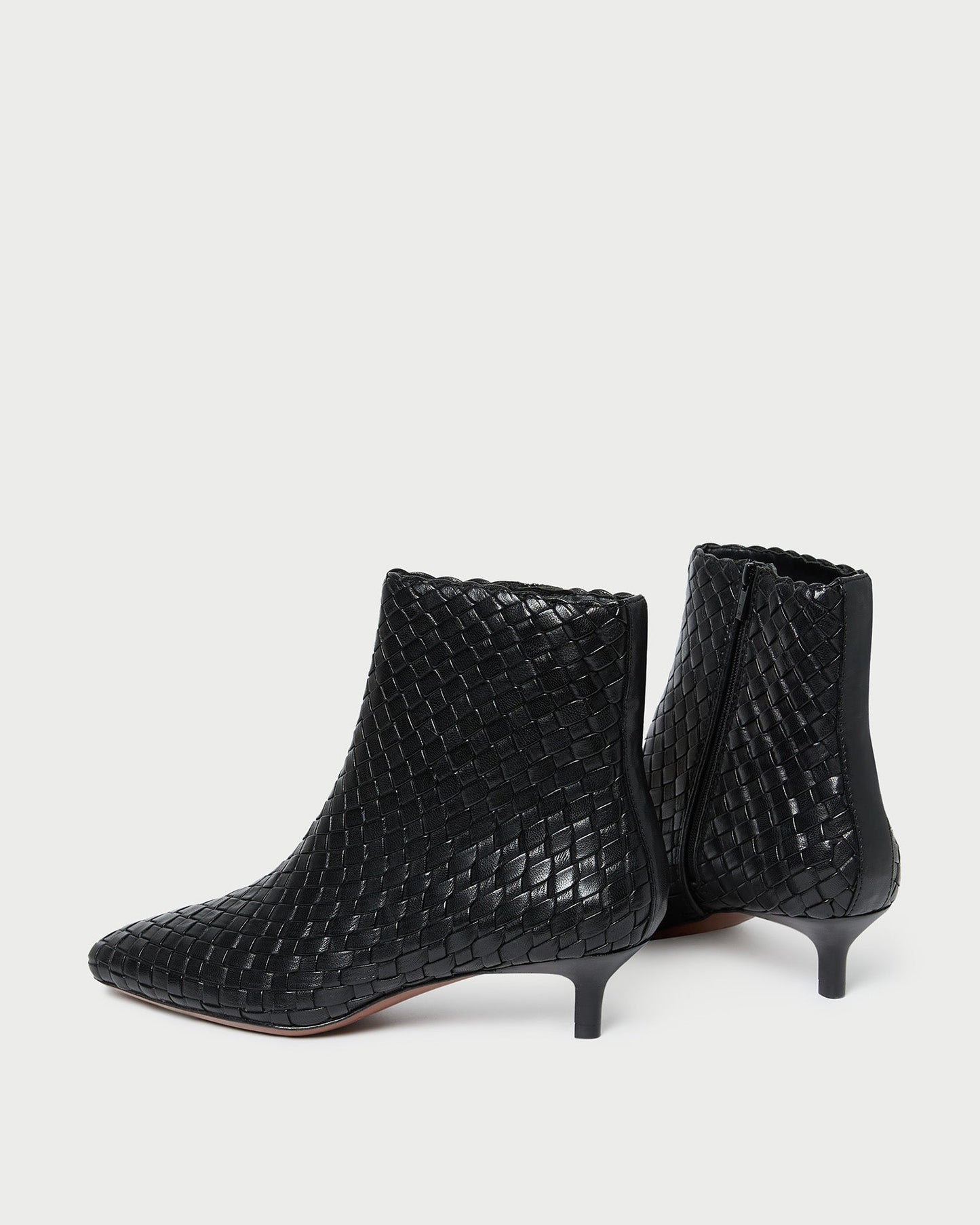 Marcella Black Woven Ankle Boot | Loeffler Randall Women