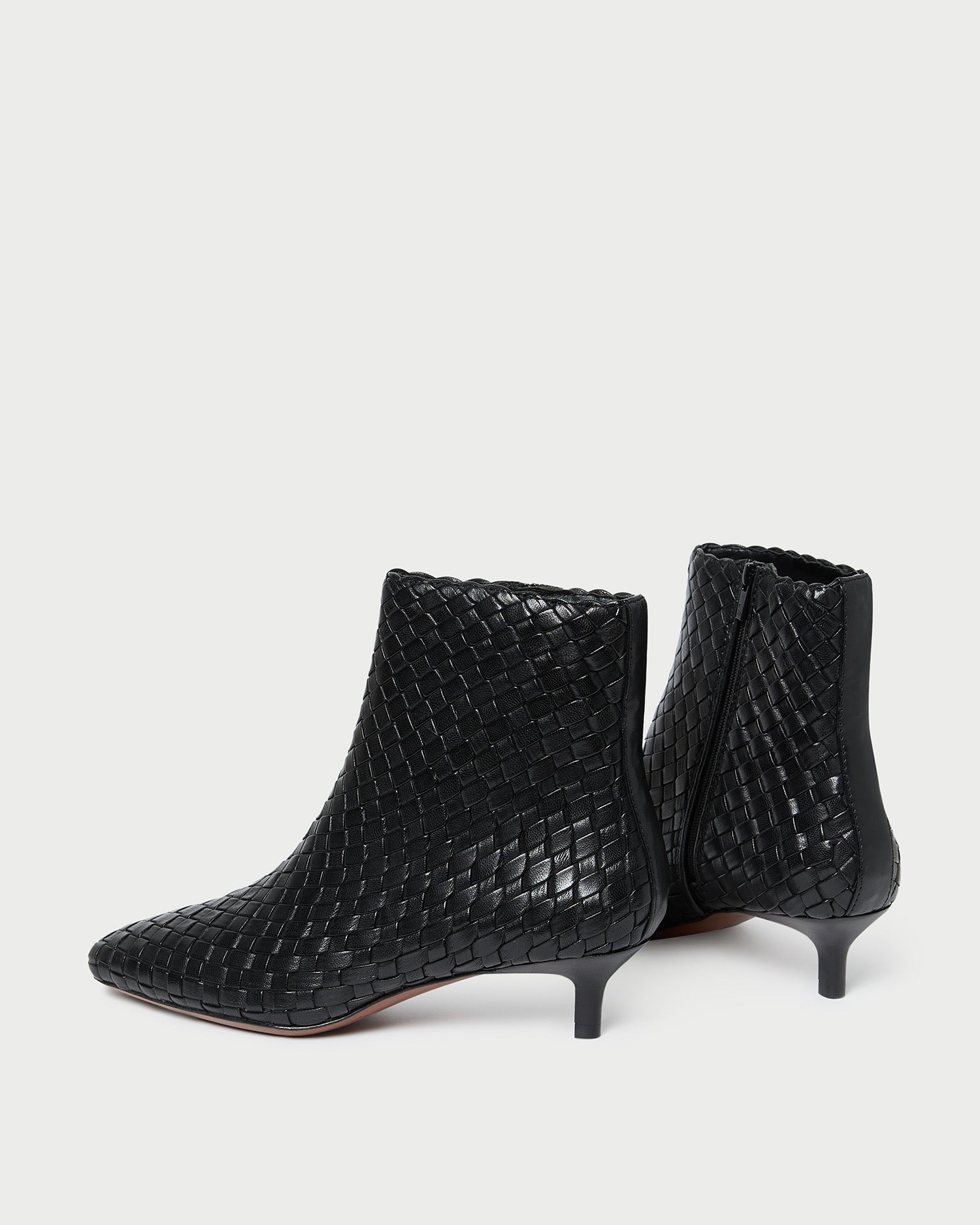 Marcella Black Woven Ankle Boot | Loeffler Randall Women