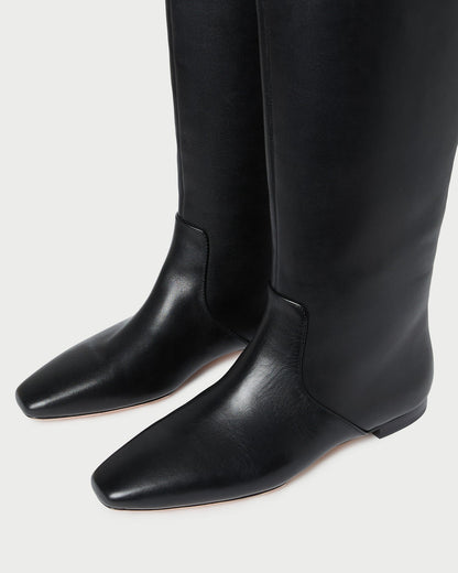 Lillian Black Leather Tall Boot | Loeffler Randall Women