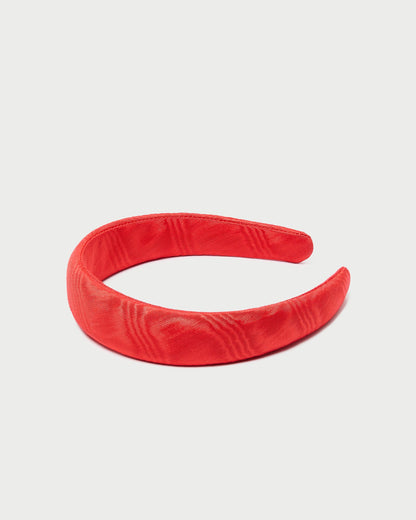 Marina Red Moiré Puffy Headband | Loeffler Randall Women