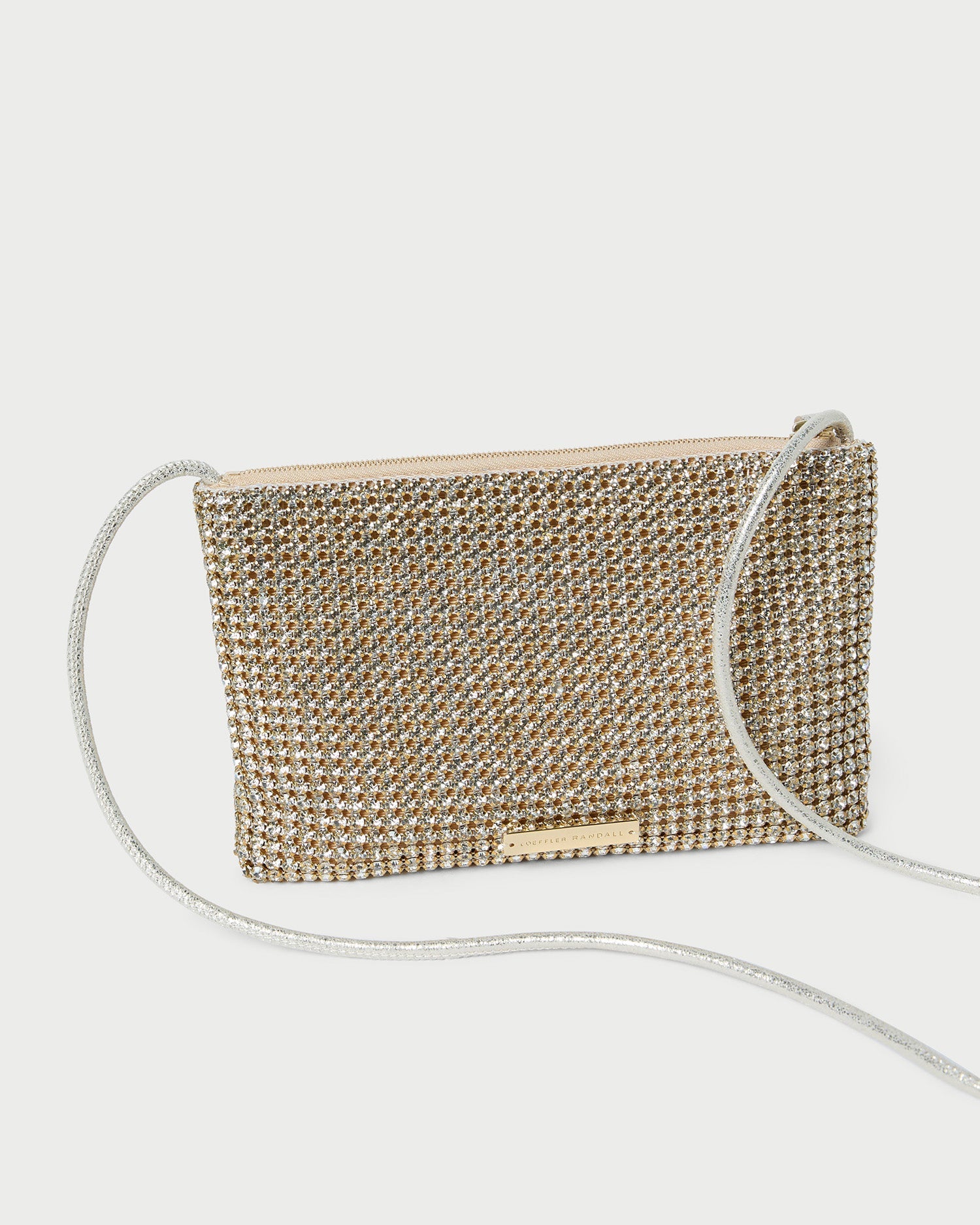 Yasmine Gold Diamanté Crossbody | Loeffler Randall Women