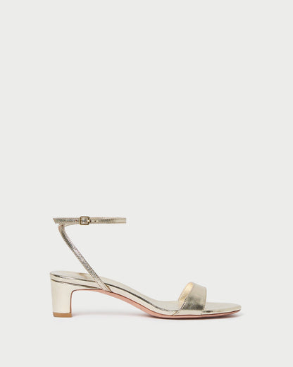 Alice Champagne Leather Sandal | Loeffler Randall Women