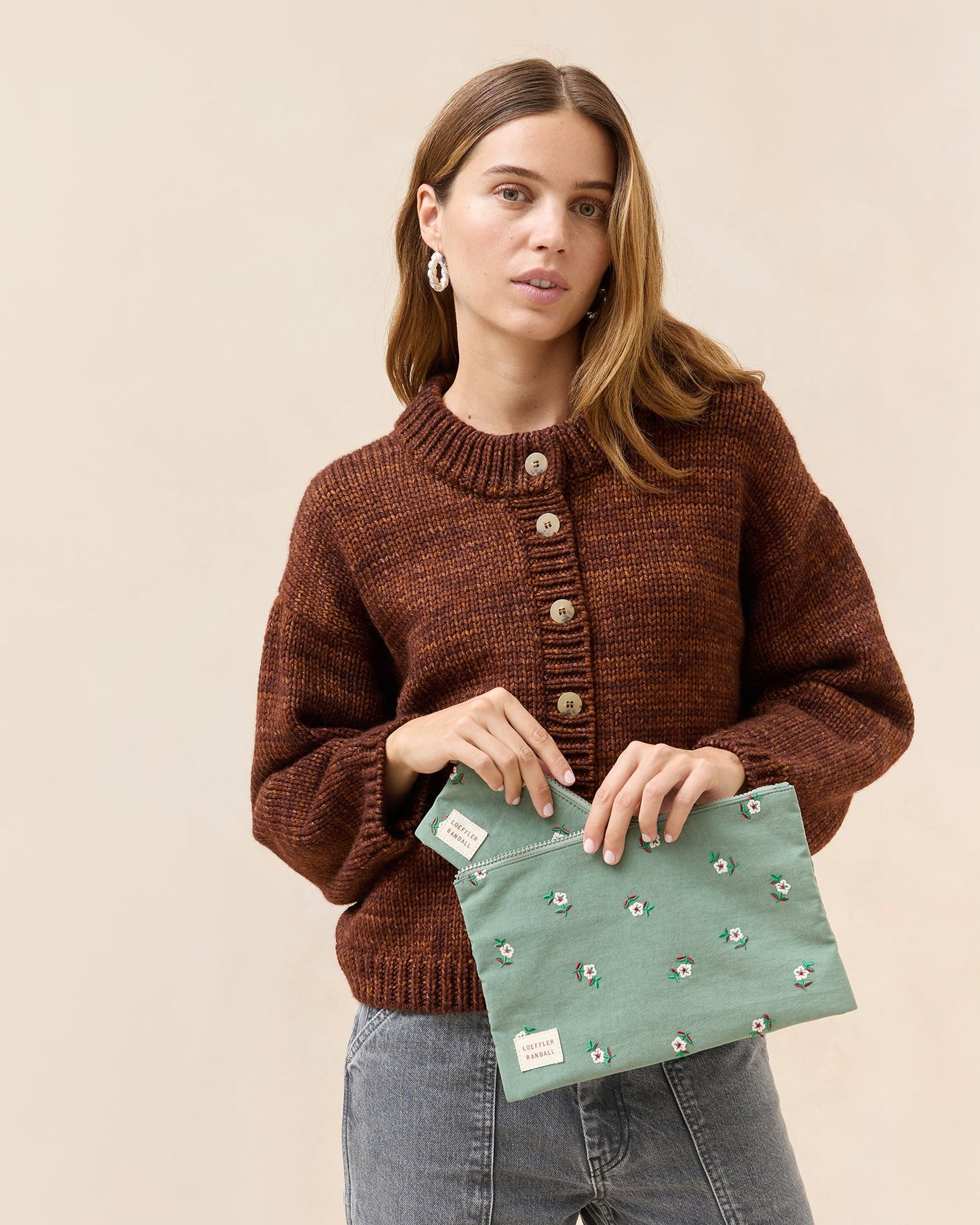 Tracy Sage Floral Pouch Set | Loeffler Randall Women