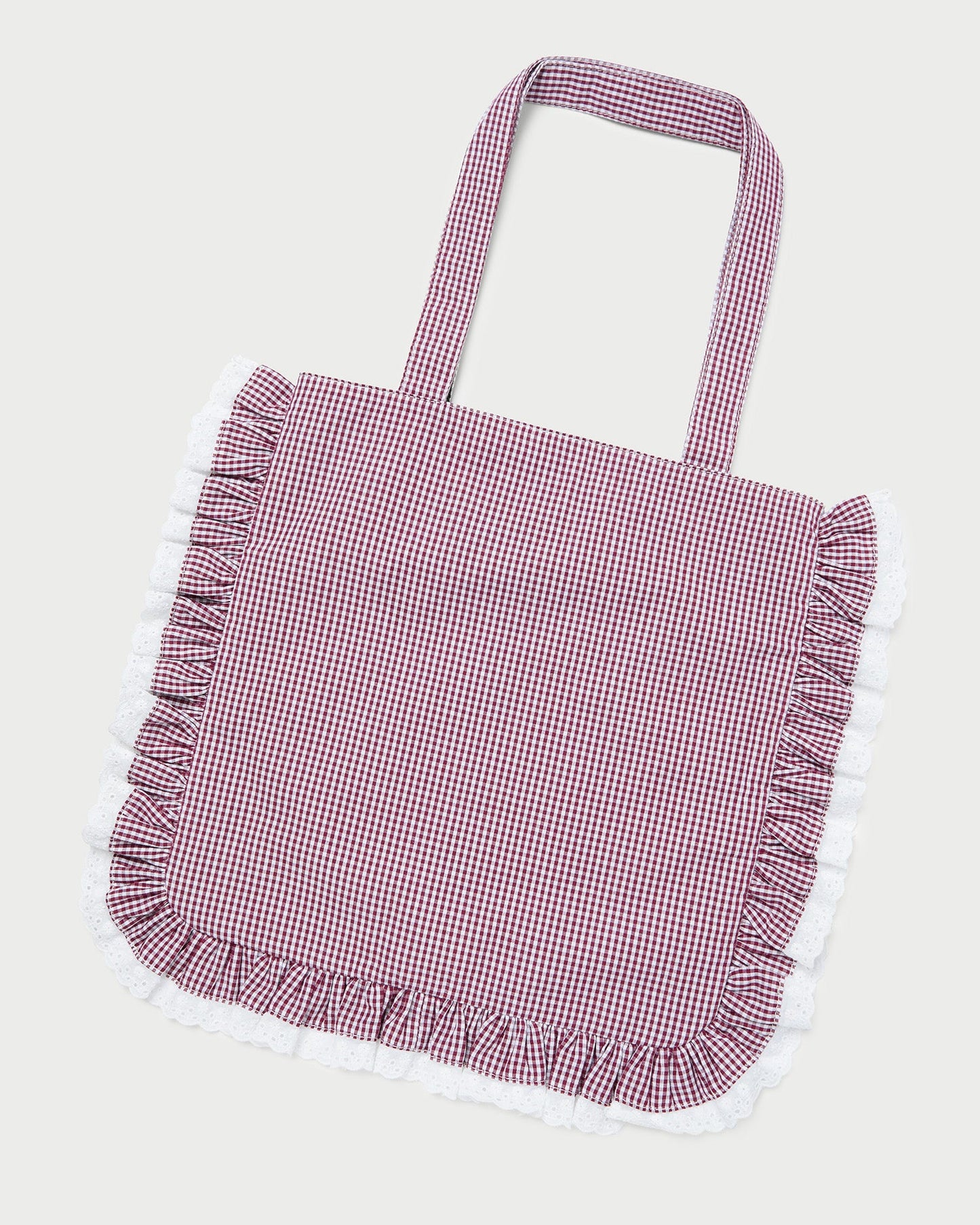 Justine Maroon Ruffle Tote | Loeffler Randall Women