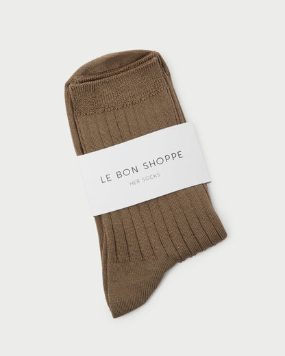 Le Bon Shoppe Tan Trouser Sock | Loeffler Randall Women