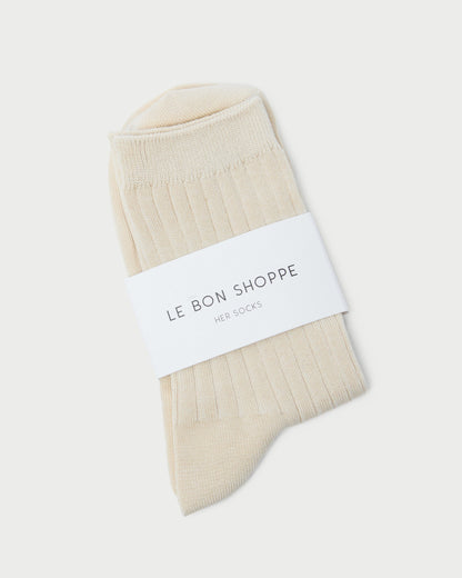 Le Bon Shoppe White Trouser Sock | Loeffler Randall Women