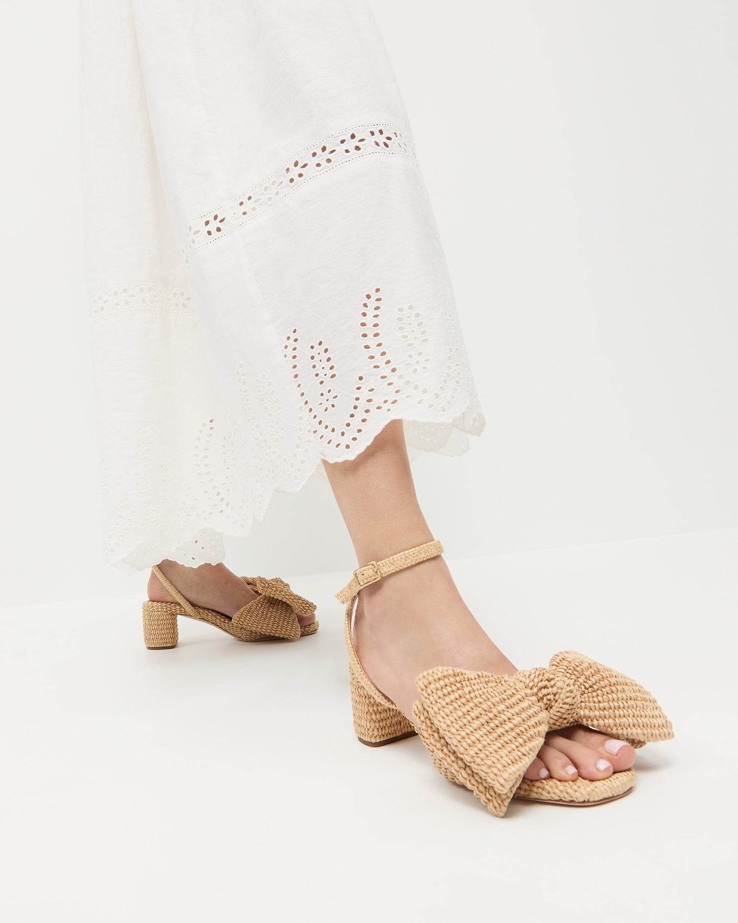 Carmen Natural Bow Sandal | Loeffler Randall Women