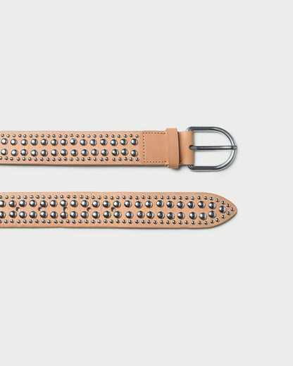 Isaac Honey/Silver Studded Belt | Loeffler Randall Women