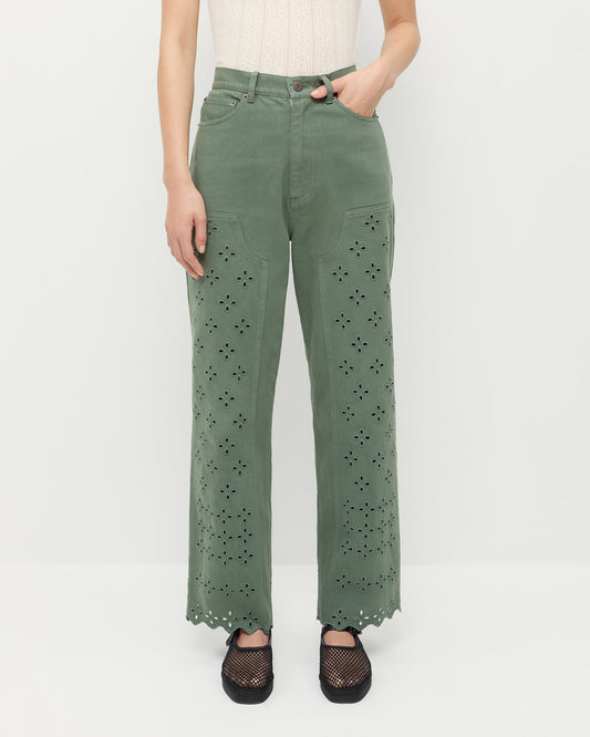Demi Embroidered Pant | Loeffler Randall Women