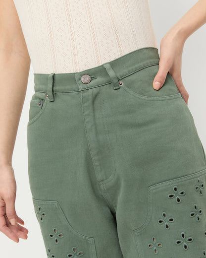 Demi Embroidered Pant | Loeffler Randall Women