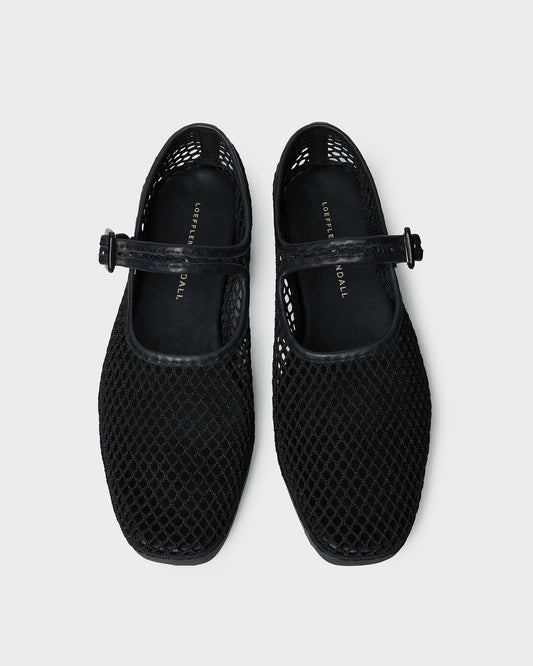 Rita Black Netted Mary Jane | Loeffler Randall Women