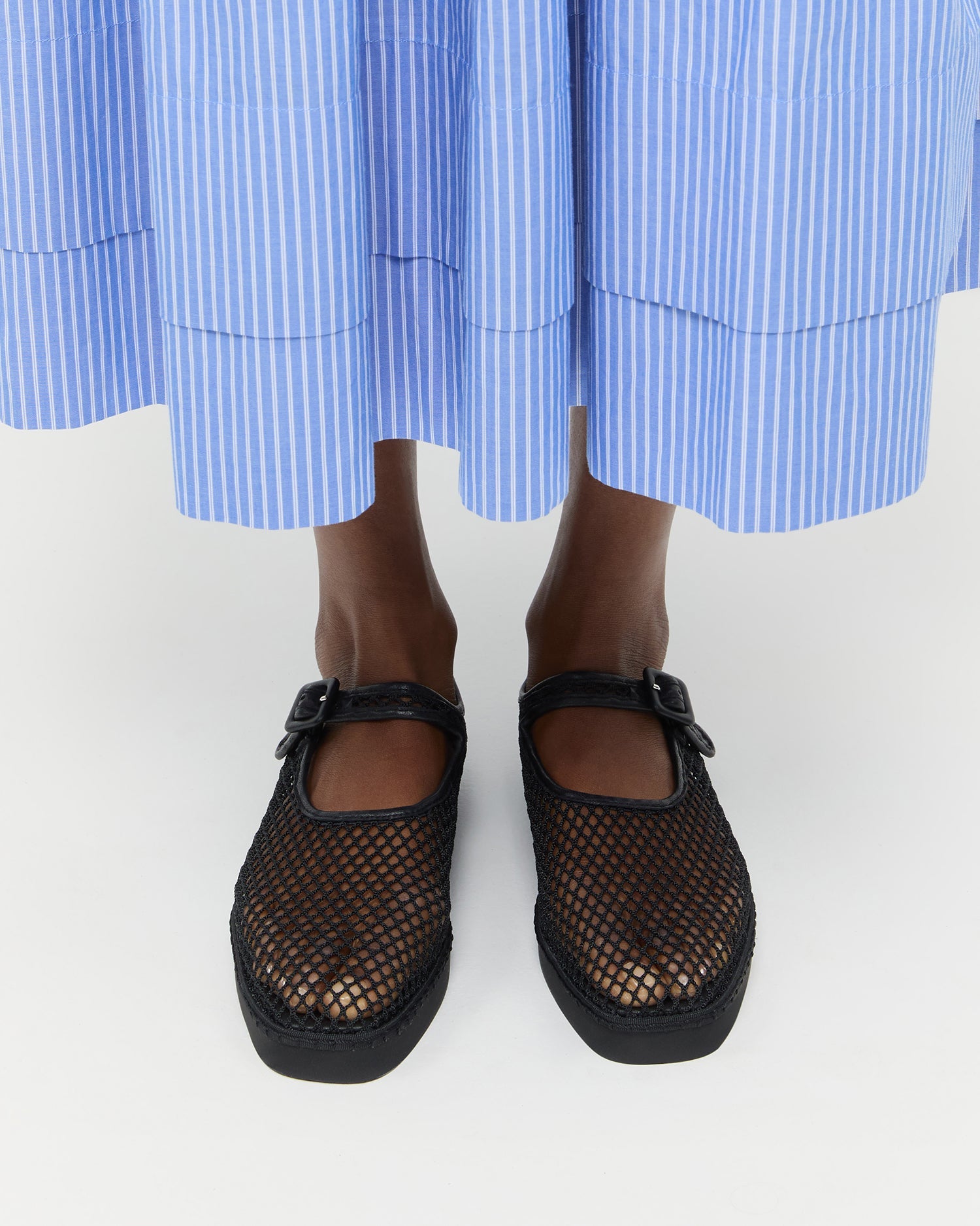Rita Black Netted Mary Jane | Loeffler Randall Women