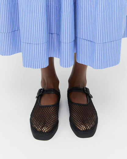 Rita Black Netted Mary Jane | Loeffler Randall Women