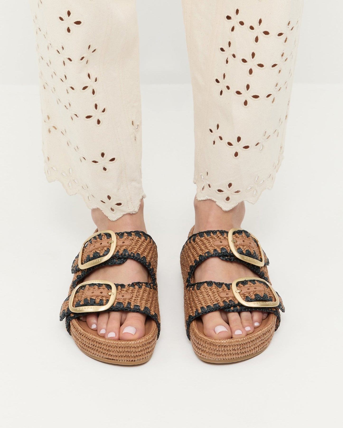 Theo Brown Two-Band Sandal | Loeffler Randall Women