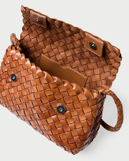 Vinnie Timber Woven Leather Crossbody | Loeffler Randall Women