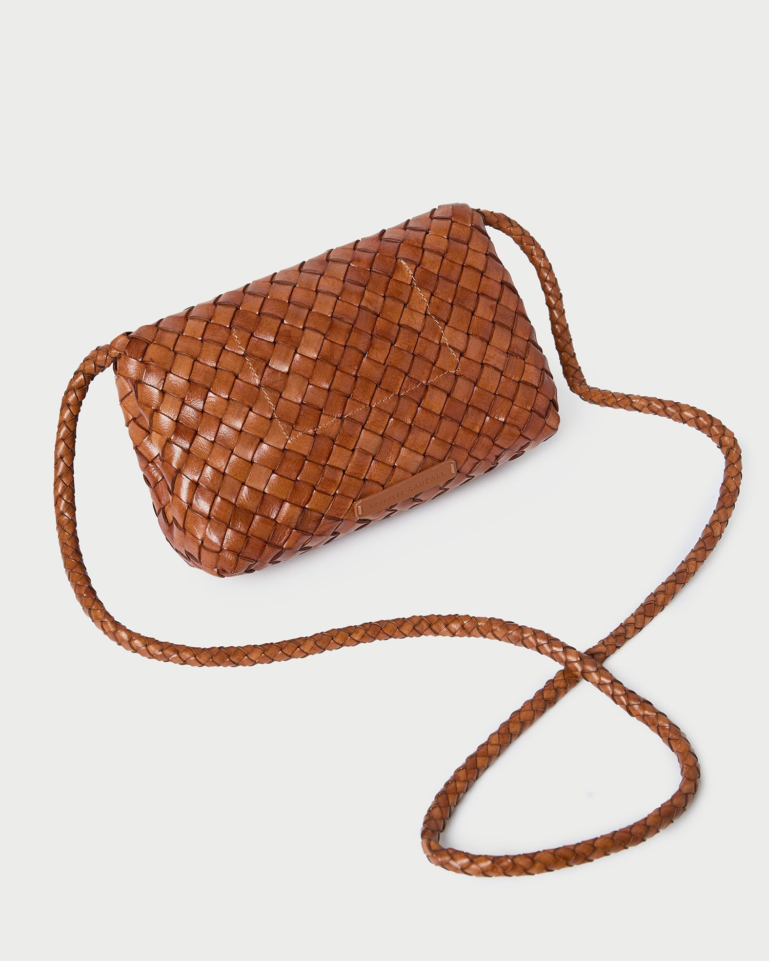 Vinnie Timber Woven Leather Crossbody | Loeffler Randall Women