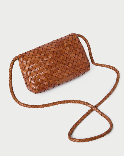 Vinnie Timber Woven Leather Crossbody | Loeffler Randall Women