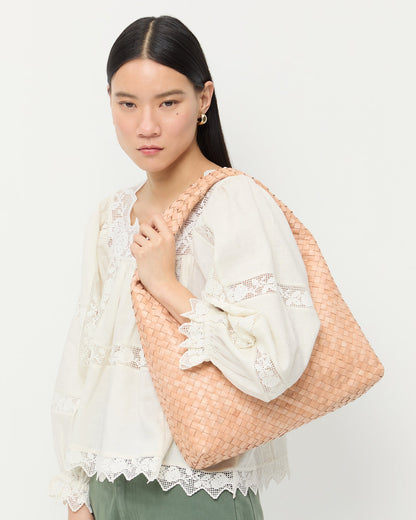 Willow Desert Sand Woven Hobo Bag | Loeffler Randall Women