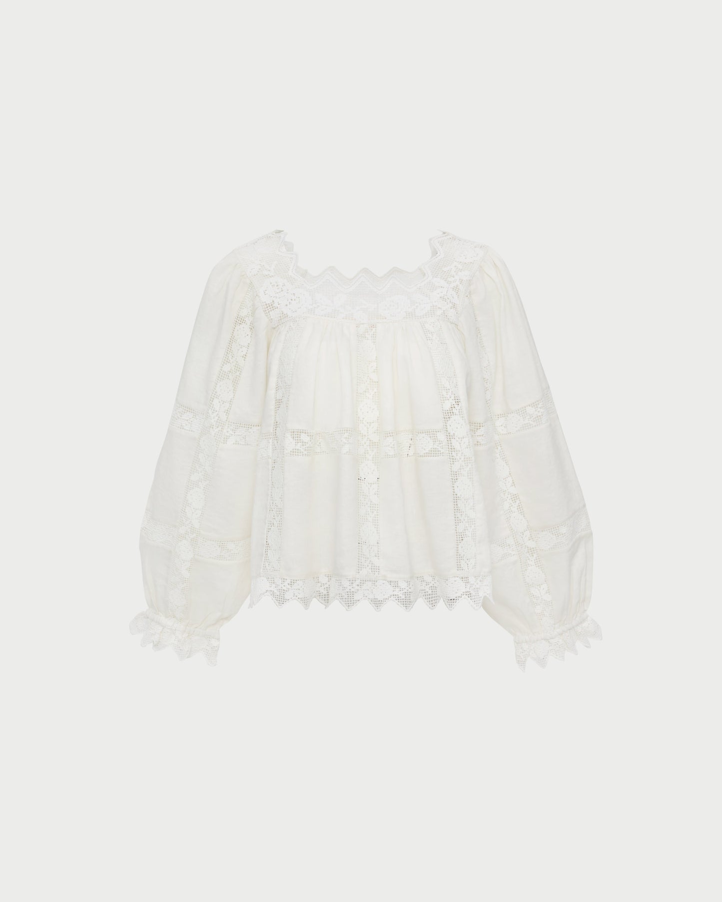 Pauline Embroidered Lace Blouse | Loeffler Randall Women