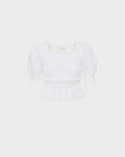 Nicola Smocked Blouse | Loeffler Randall Women