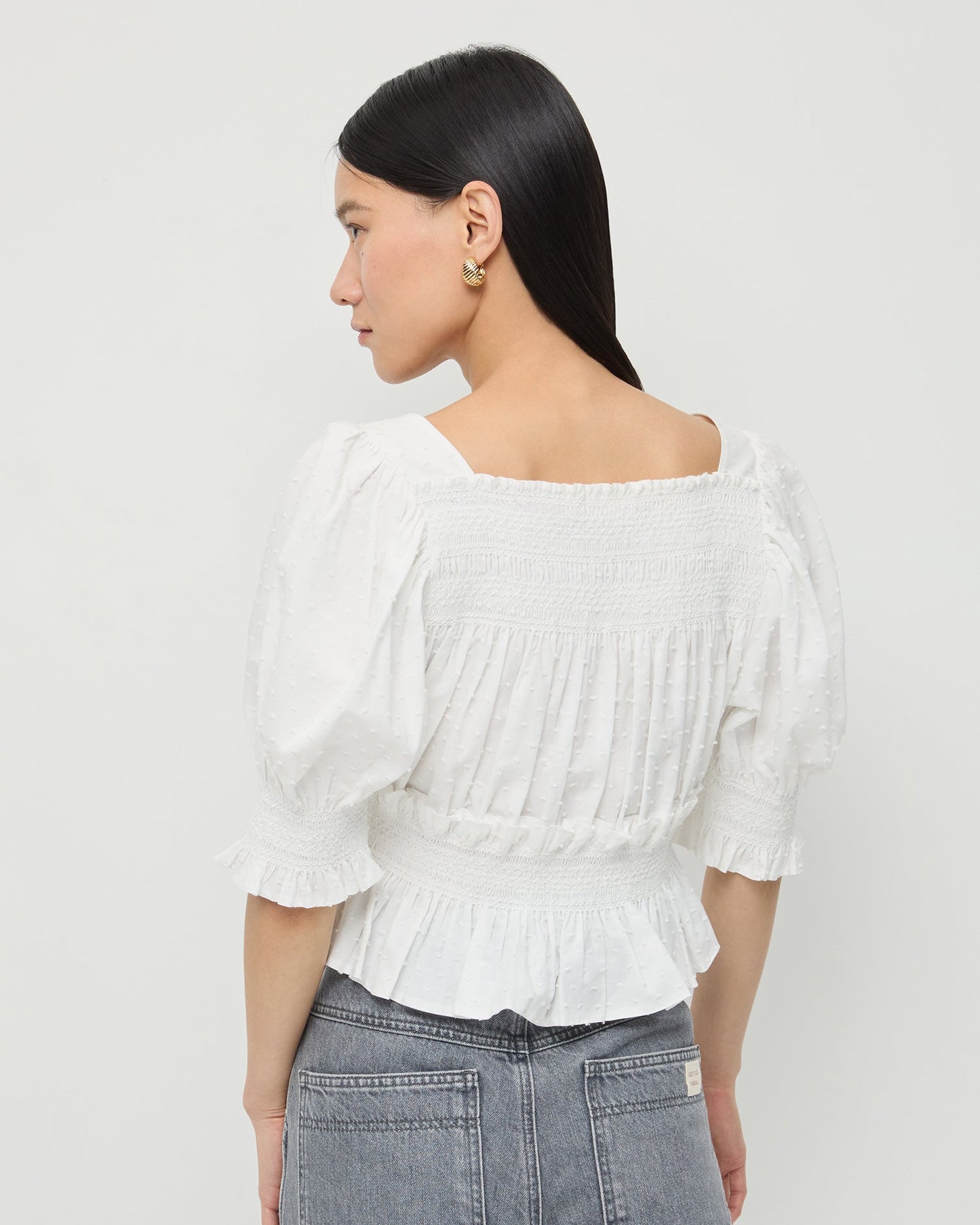 Nicola Smocked Blouse | Loeffler Randall Women