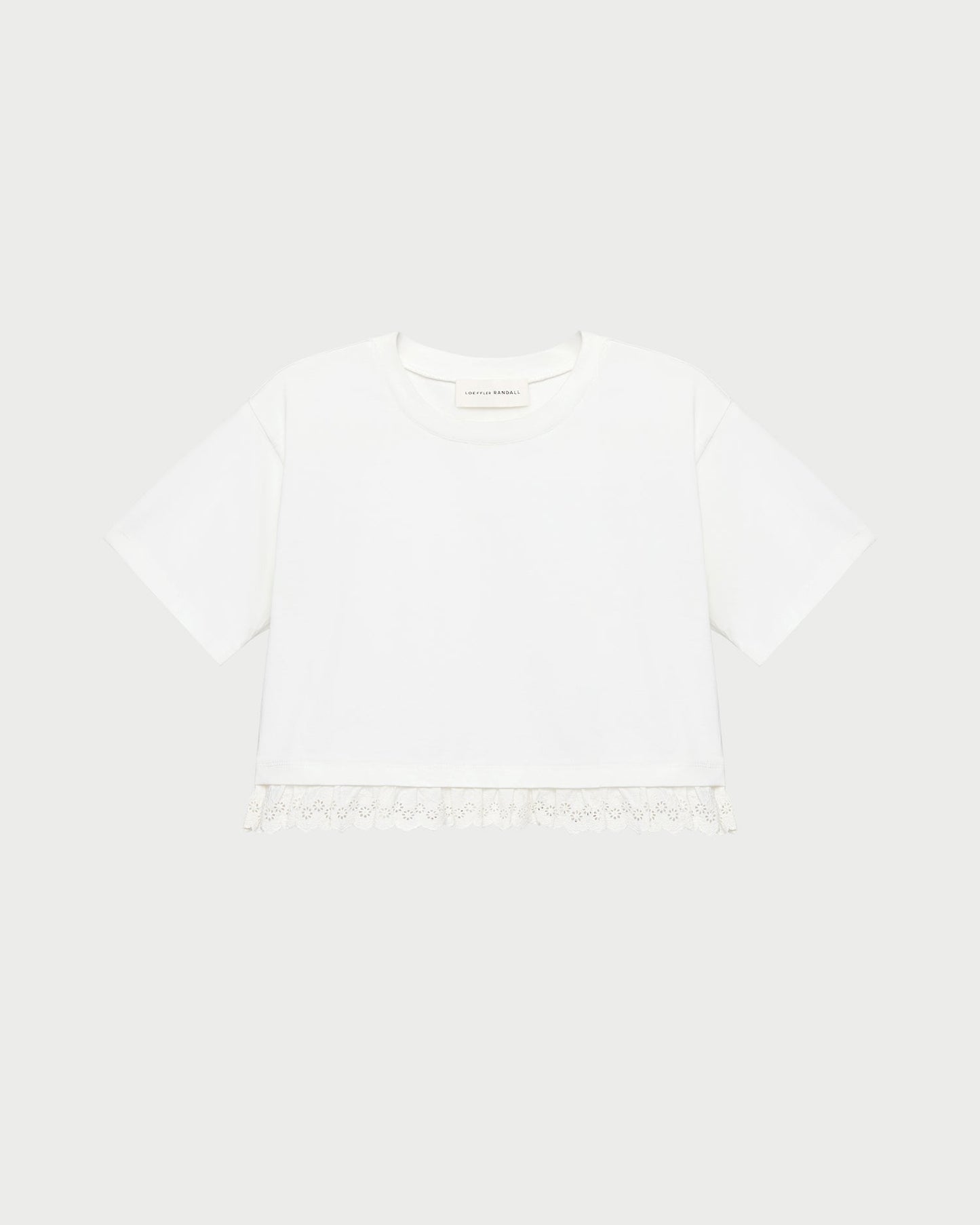 Junie Lace Trim Tee | Loeffler Randall Women