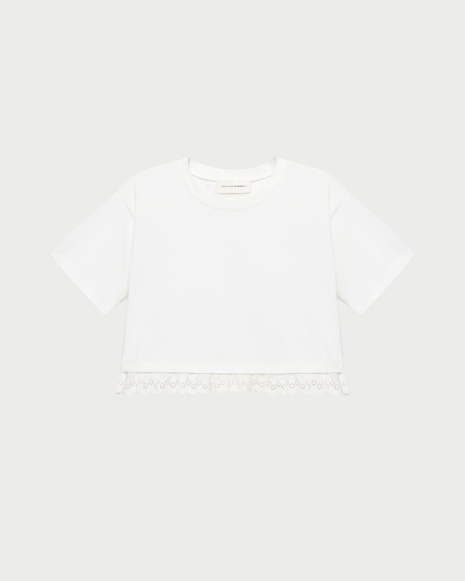 Junie Lace Trim Tee | Loeffler Randall Women