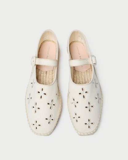 Clover Natural Embroidered Espadrille | Loeffler Randall Women