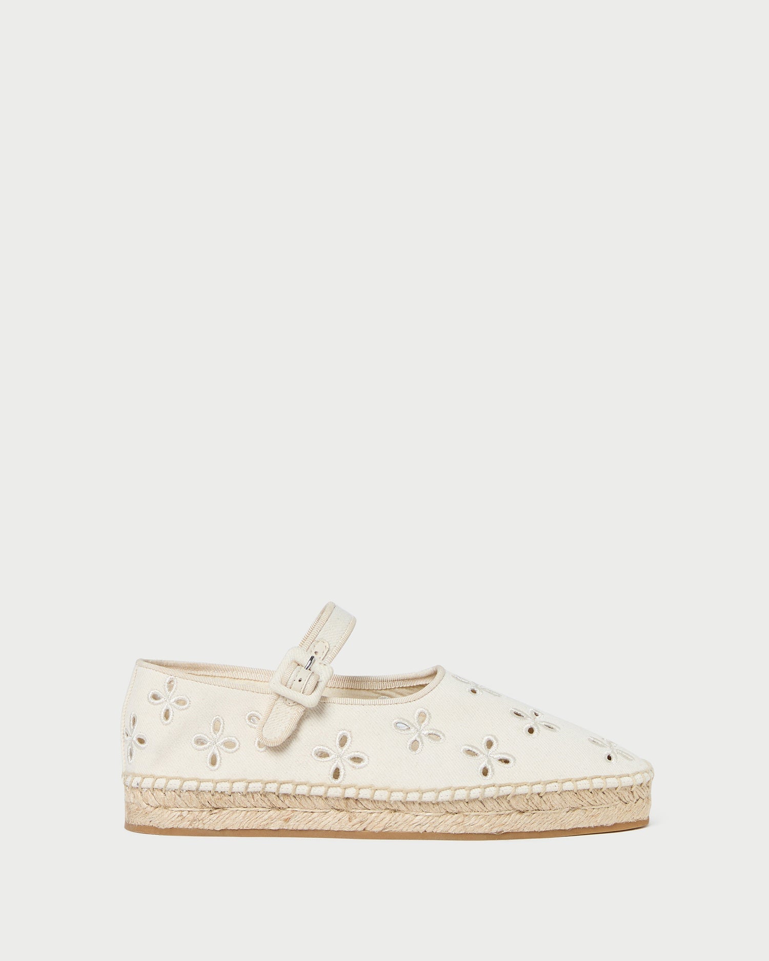 Clover Natural Embroidered Espadrille | Loeffler Randall Women